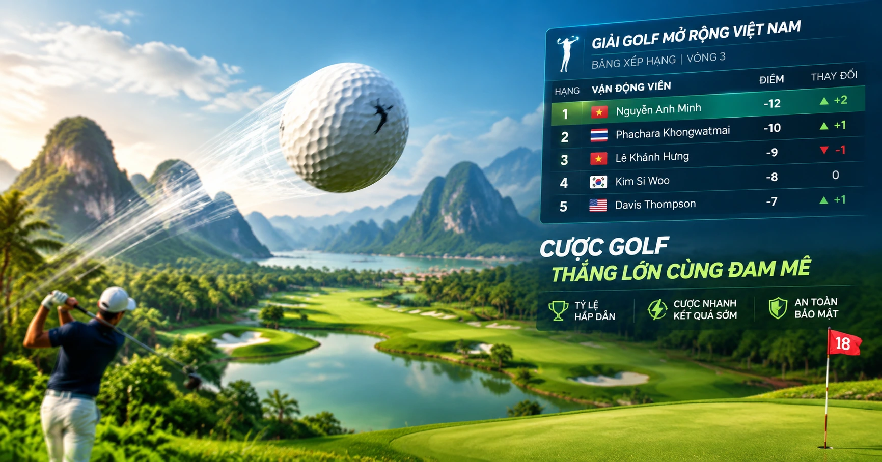w88 golf – Sức hút của thị trường cá cược Việt Nam - image 3