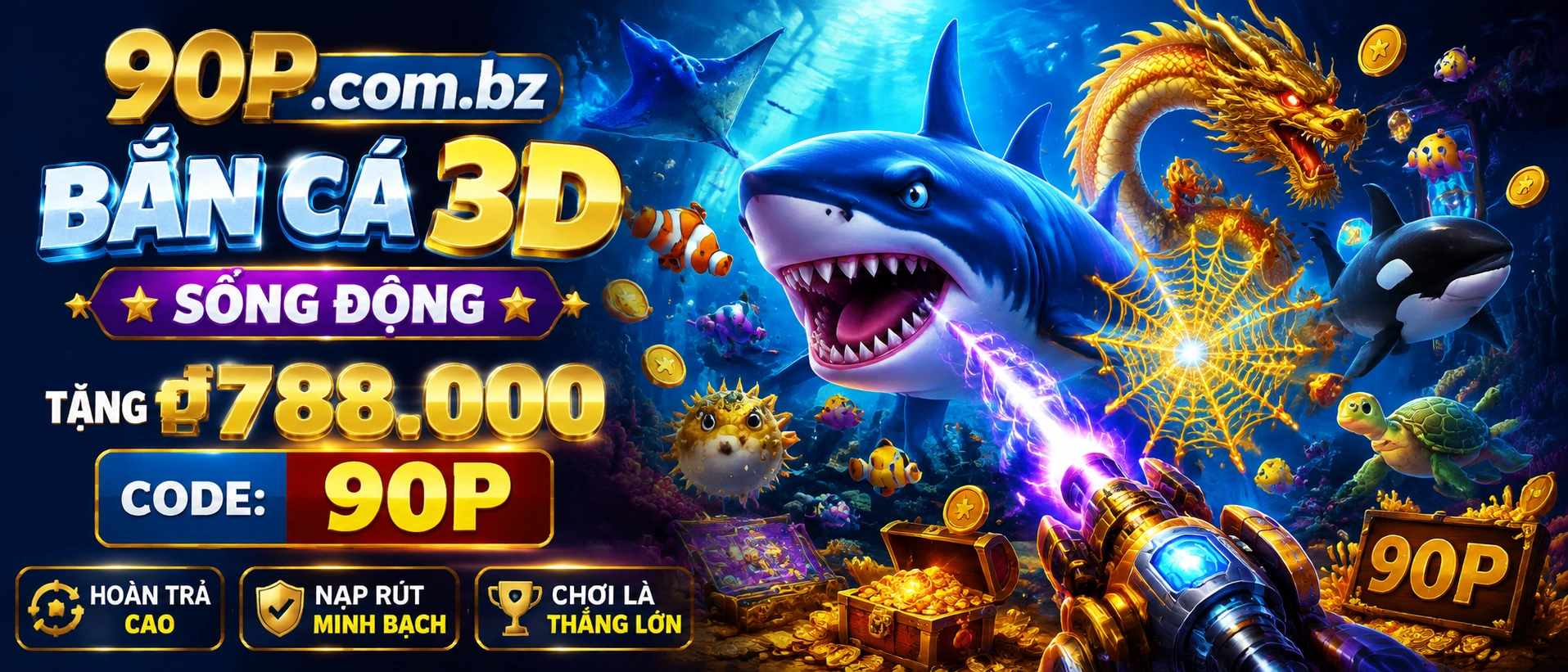 Bắn Cá Jackpot sảnh sáng