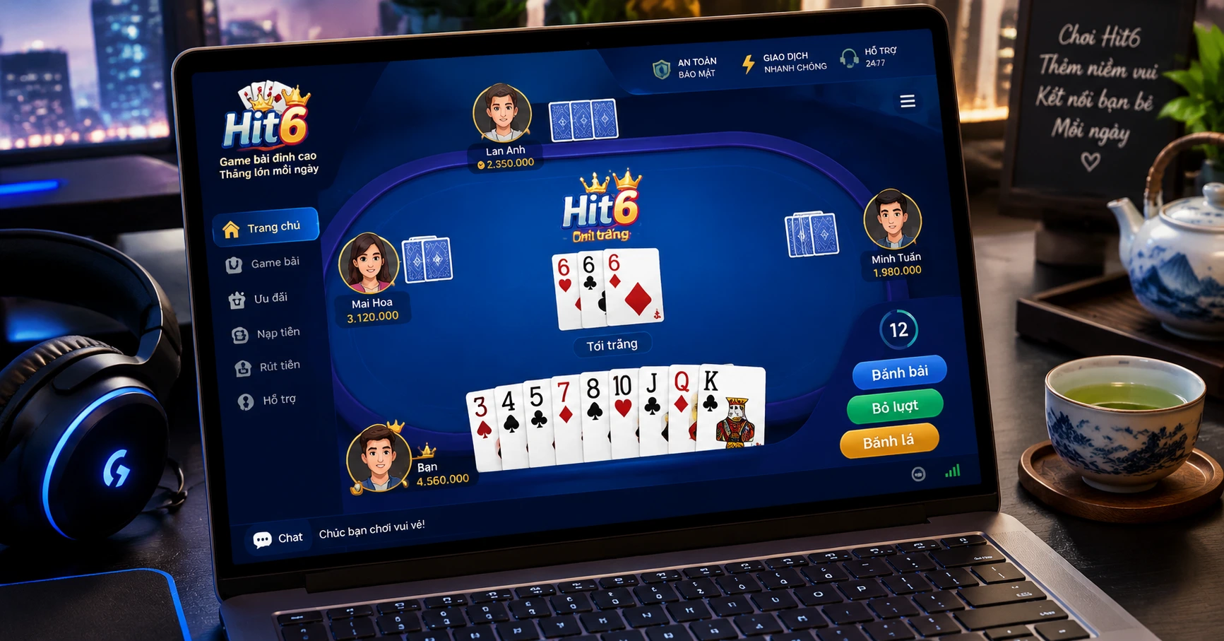 play hit6 - Trải nghiệm game bài đổi thưởng hấp dẫn và uy tín - image 2